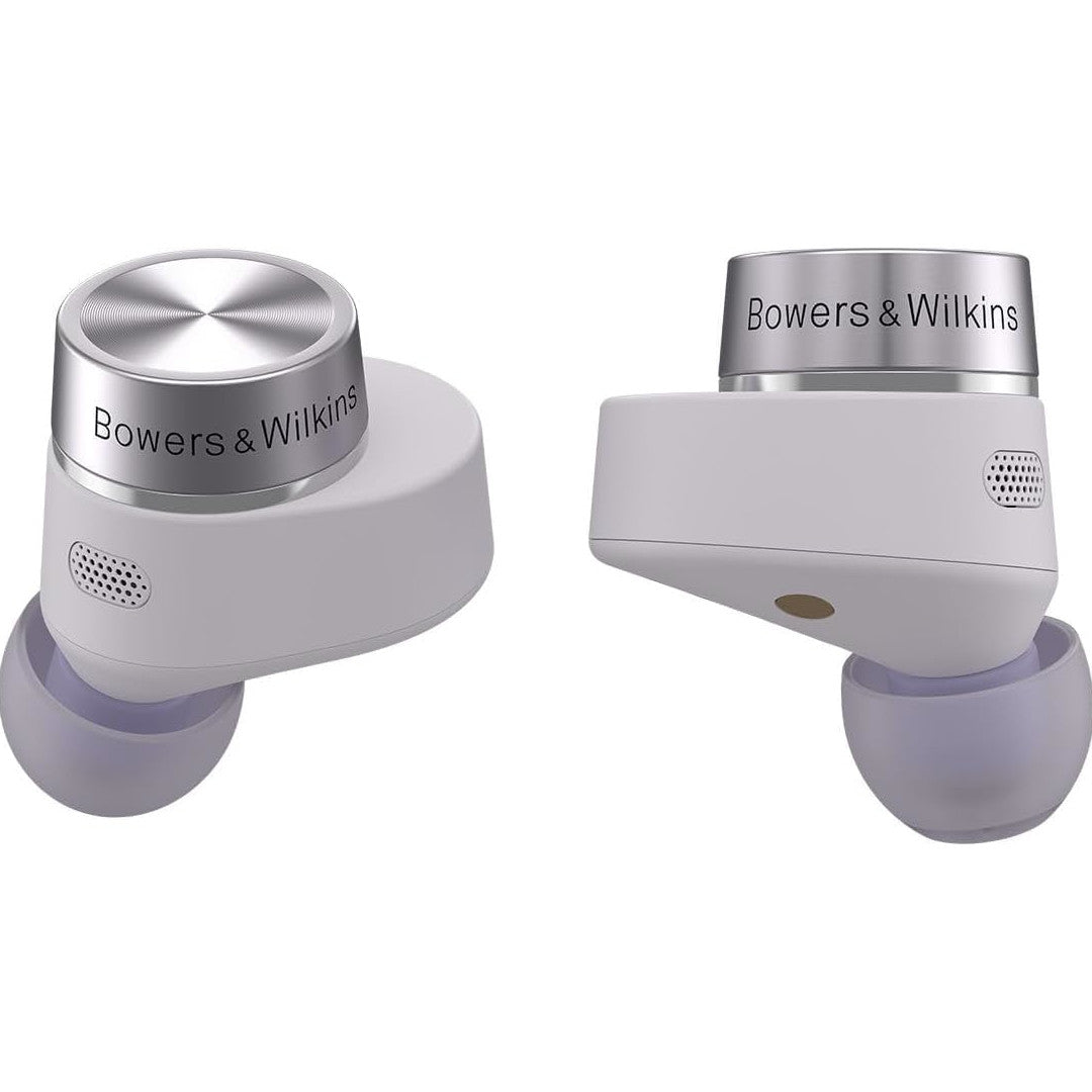 Bowers & Wilkins Pi5 S2 True Wireless Earbuds - Active Noise Cancellation, Qualcomm aptX Technology, Bluetooth, Crystal-Clear Calls, Wireless & 15-Minute Quick Charging, Spring Lilac