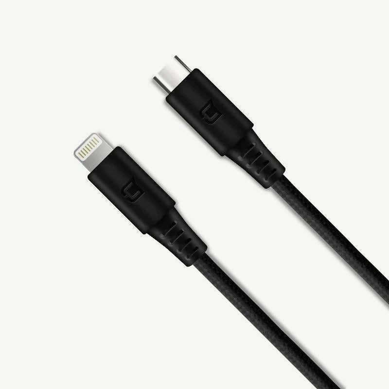Braided USB-C to Lightning Cable 2M (6FT) Black
