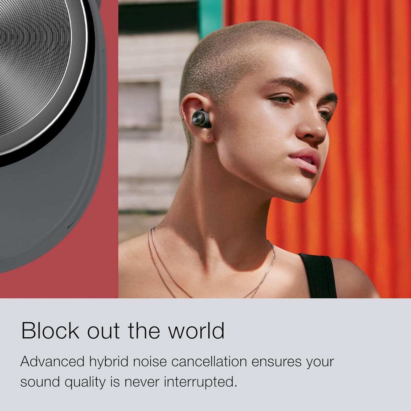 Bowers & Wilkins Pi5 S2 True Wireless Earbuds - Active Noise Cancellation, Qualcomm aptX Technology, Bluetooth, Crystal-Clear Calls, Wireless & 15-Minute Quick Charging, Storm Grey