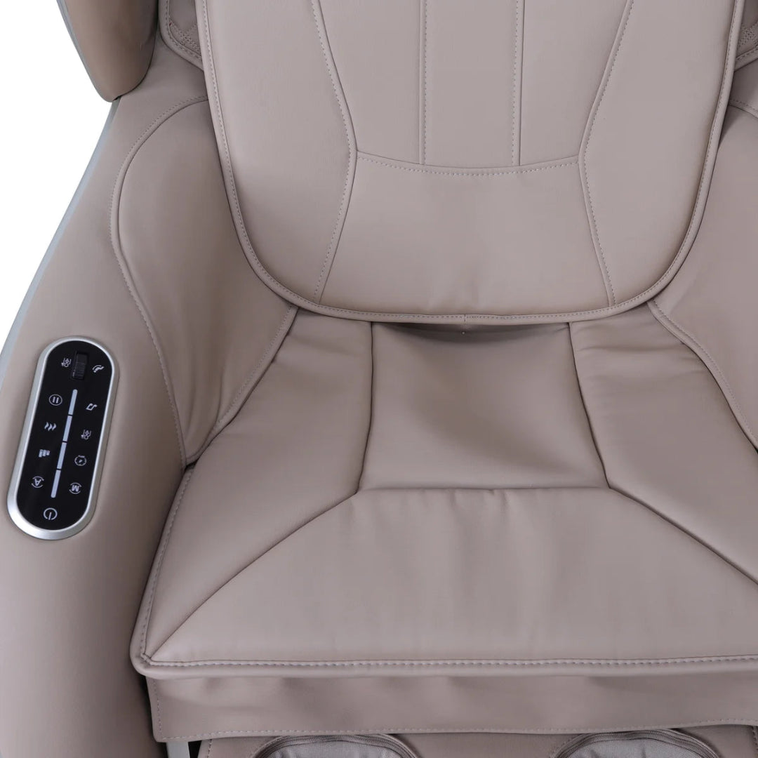 Synca CirC 3 Zero Gravity Massage Chair with Reversible Ottoman - Beige