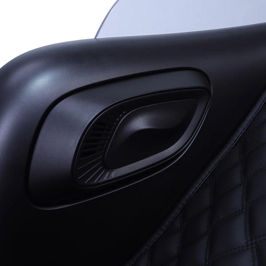 Synca CirC 3 Zero Gravity Massage Chair with Reversible Ottoman - Black