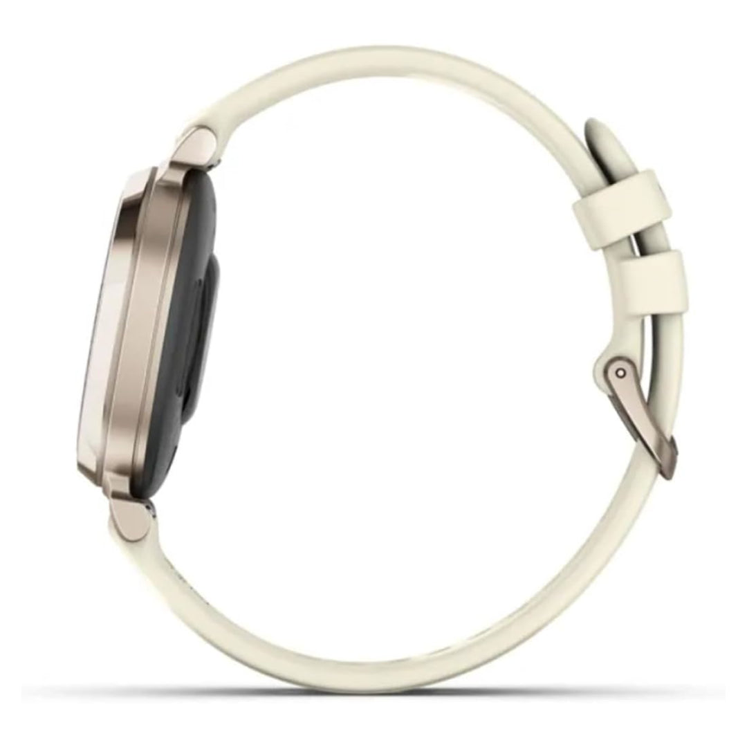 Garmin Lily 2 - Cream Gold with Coconut Silicone Band