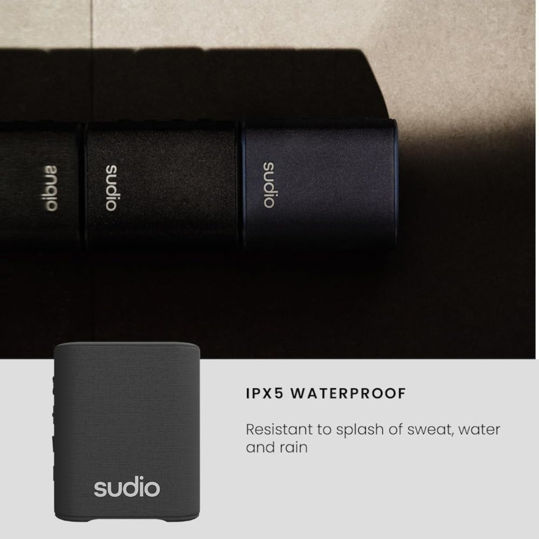 Sudio - S2 Lite Speaker On-the-go - Black