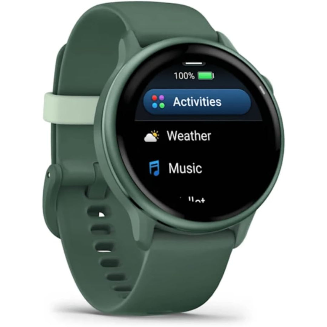 Garmin vívoactive® 6, Health and Fitness GPS Smartwatch, AMOLED Display, Up to 11 Days of Battery, Metallic Jasper Green with Jasper Green Band
