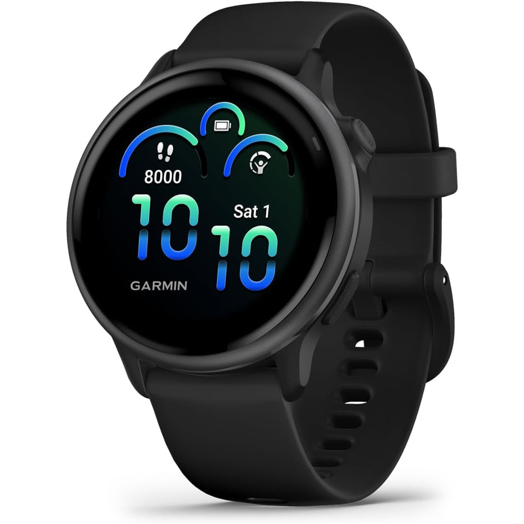 Garmin vívoactive® 6, Health and Fitness GPS Smartwatch, AMOLED Display, Up to 11 Days of Battery, Slate with Black Band