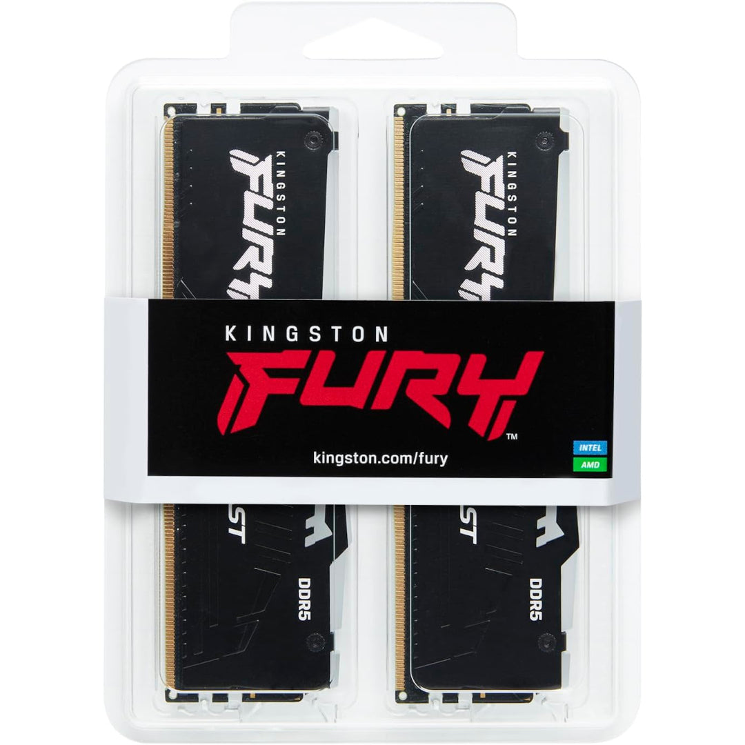 Kingston 64GB 5600MT/s DDR5 CL36 DIMM (Kit of 2) FURY Beast Black EXPO
