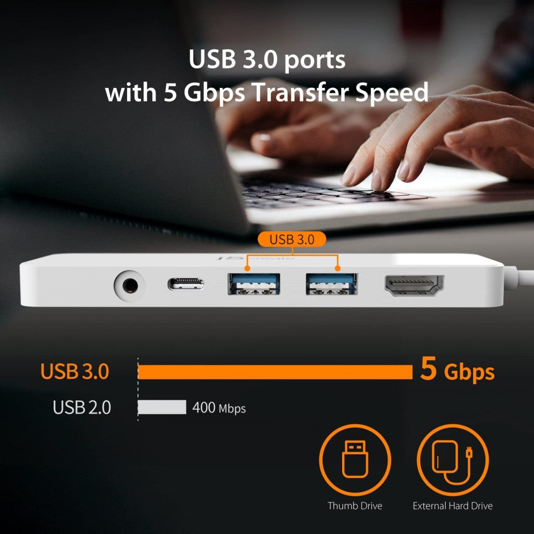 USB-C® Multi-Port Hub with Power Delivery