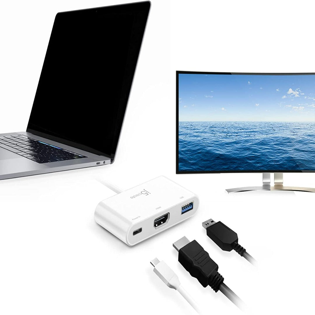 USB-C® to HDMI™ & USB™ 3.0 with Power Delivery