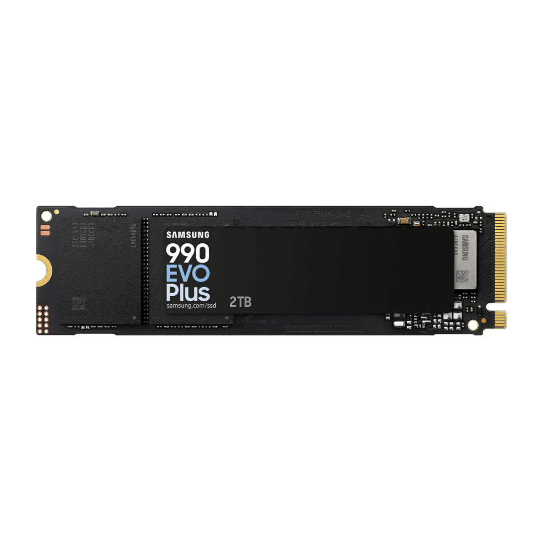 Samsung 990 EVO Plus - 1TB PCIe Gen4. X4 / Gen5. X2 NVMe 2.0 - M.2 Internal SSD, Speed Up to 7,150MB/s, Upgrade Storage for PC/Laptops, HMB Technology and Intelligent Turbowrite (MZ-V9S1T0B/AM)