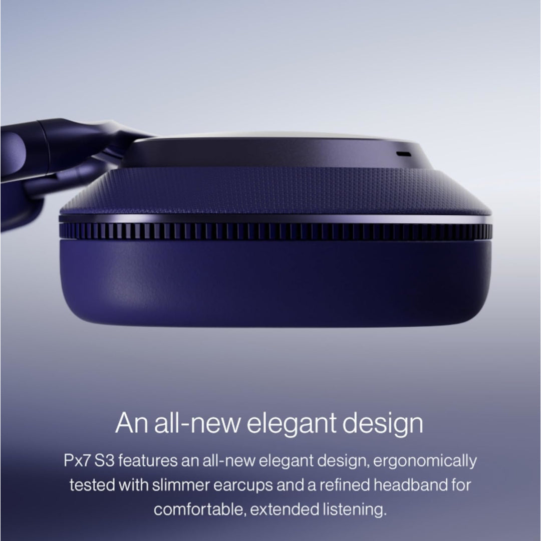 Bowers & Wilkins Px7 S3 Wireless Noise Cancelling (Over Ear)Headphones - Indigo Blue