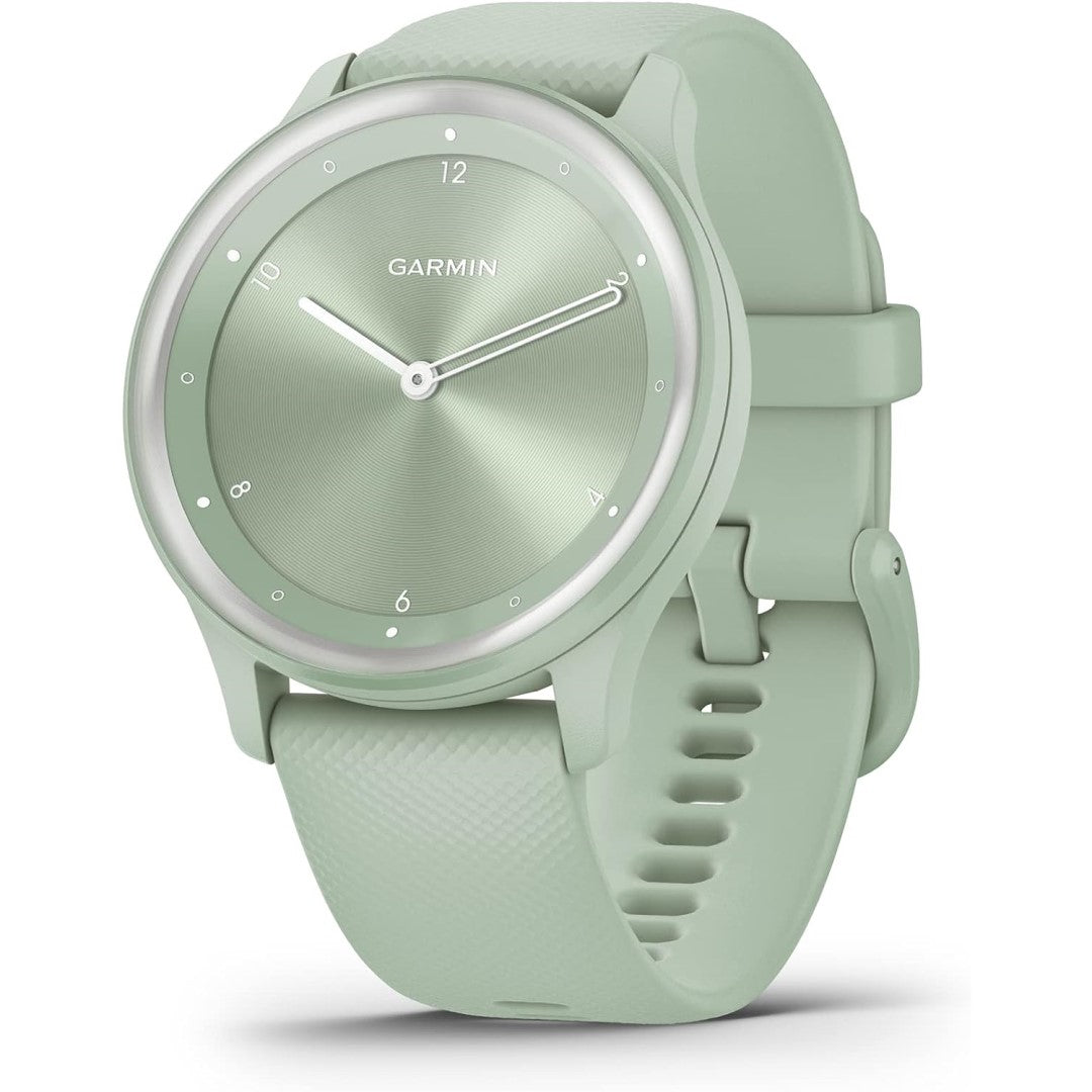 vivomove - Sport Cool Mint Case and Silicone Band with Silver Accents