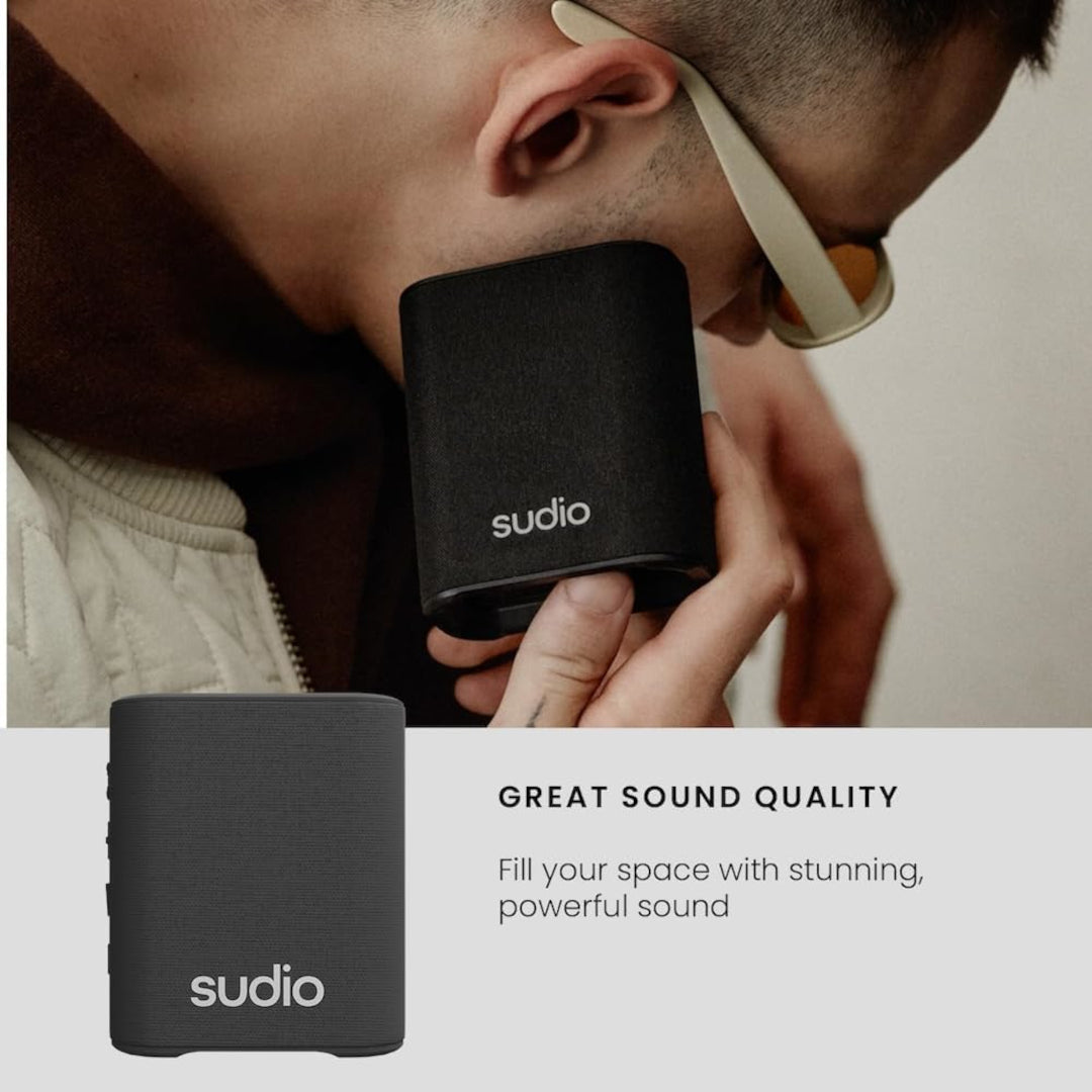 Sudio - S2 Lite Speaker On-the-go - Black