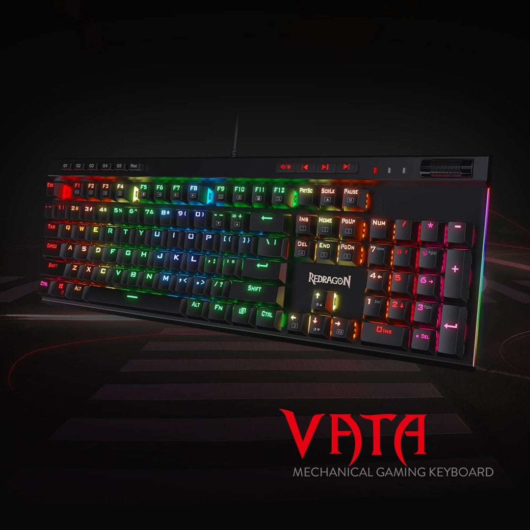 K580 VATA RGB LED Backlit Mechanical Gaming Keyboard