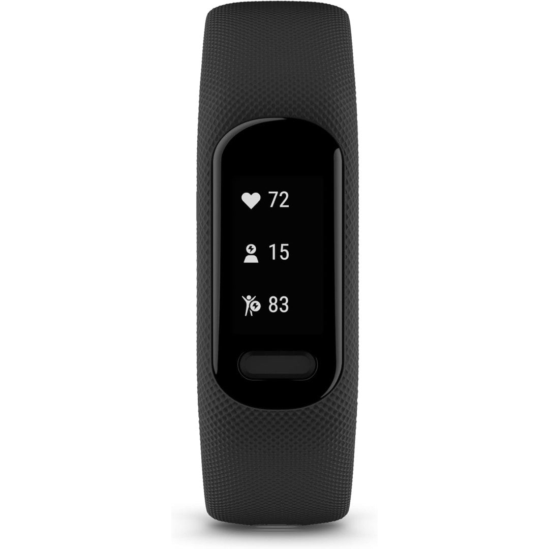 vivosmart 5 - Large Black Silicone Band with Black Case