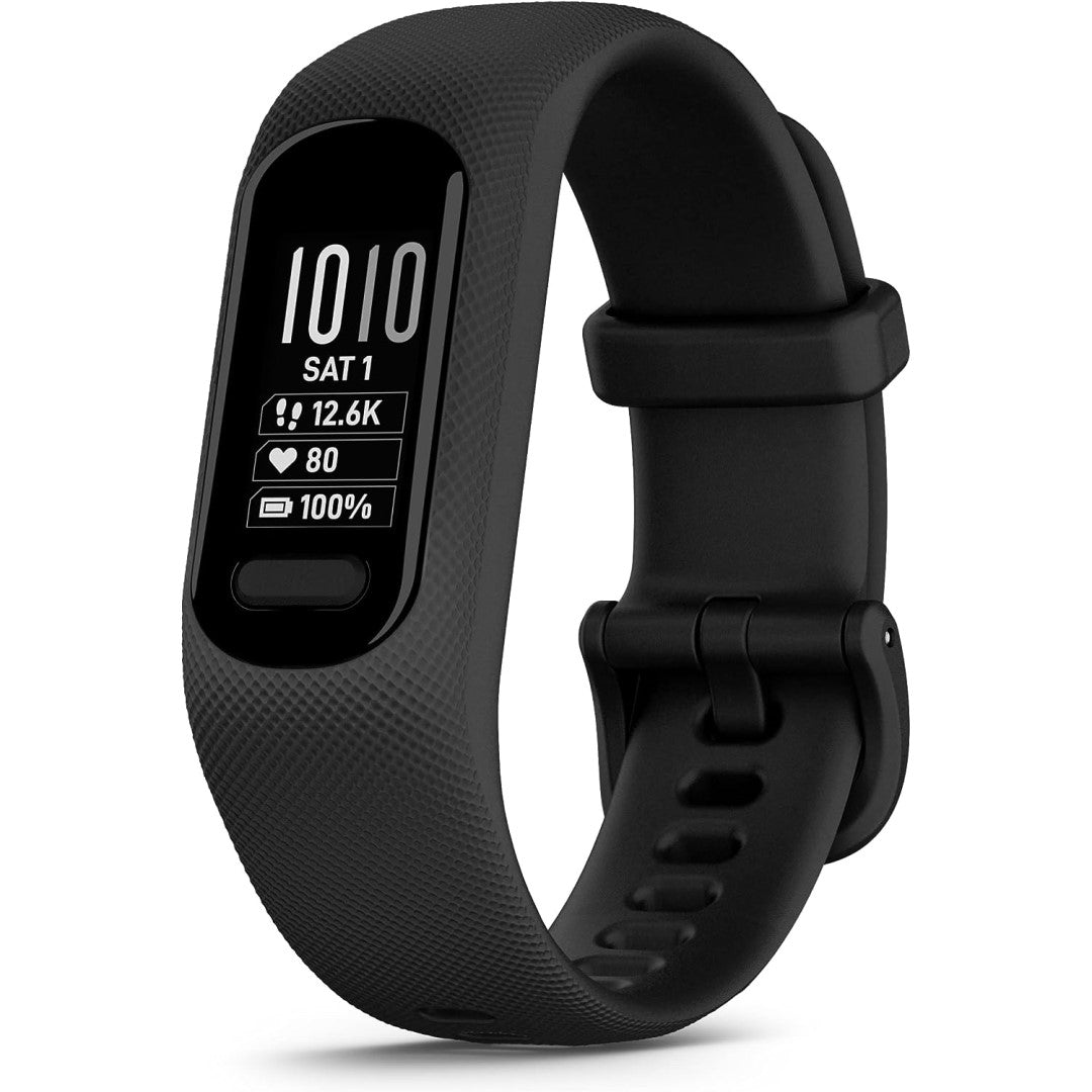 vivosmart 5 - Large Black Silicone Band with Black Case