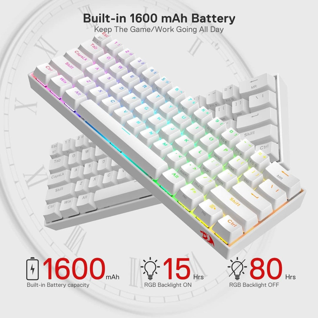 K530 Draconic 60% RGB Wireless Mechanical Keyboard Brown Switch