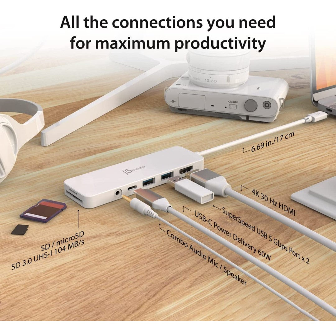 USB-C® Multi-Port Hub with Power Delivery