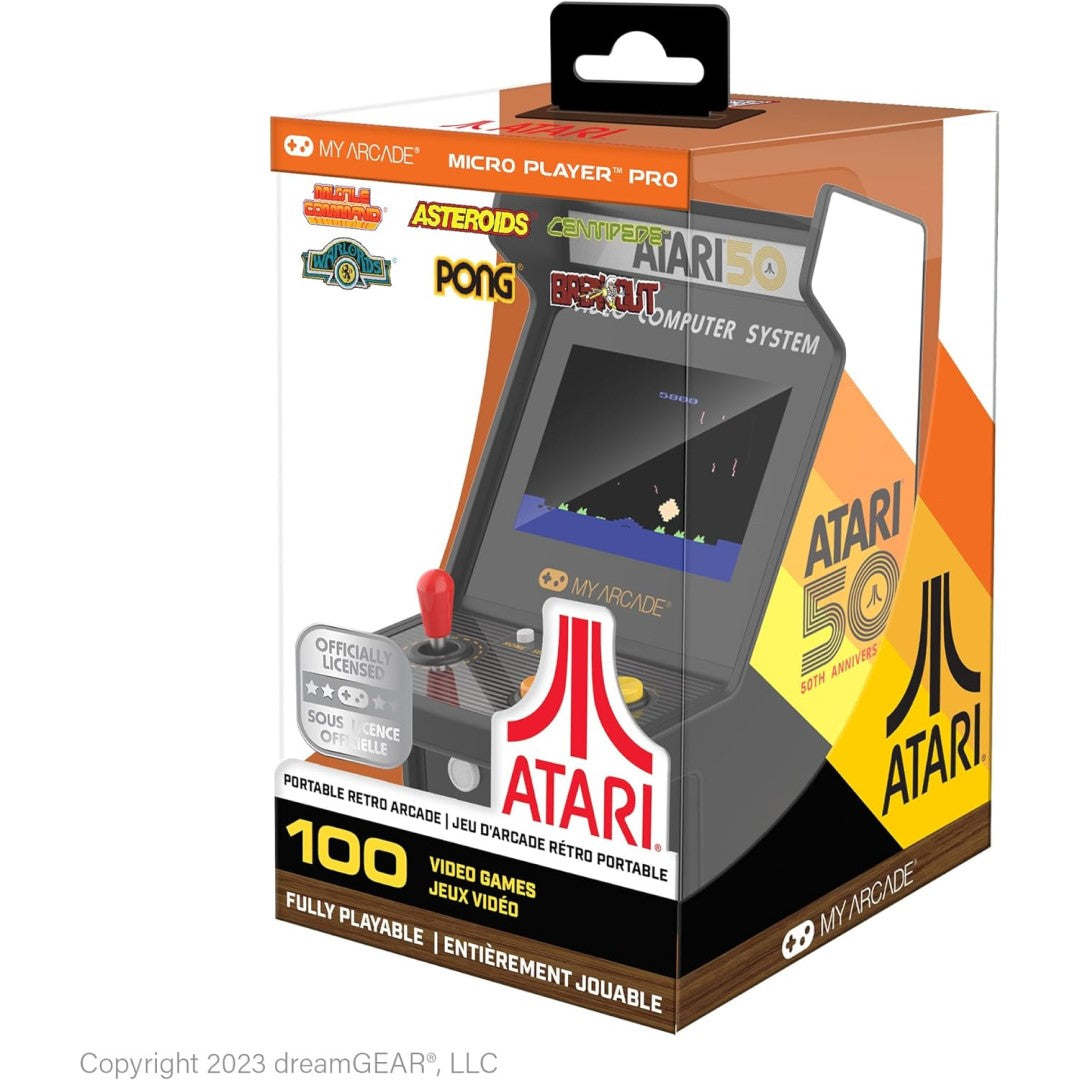 Atari Micro Player Pro 6.7" (100 Games In 1)
