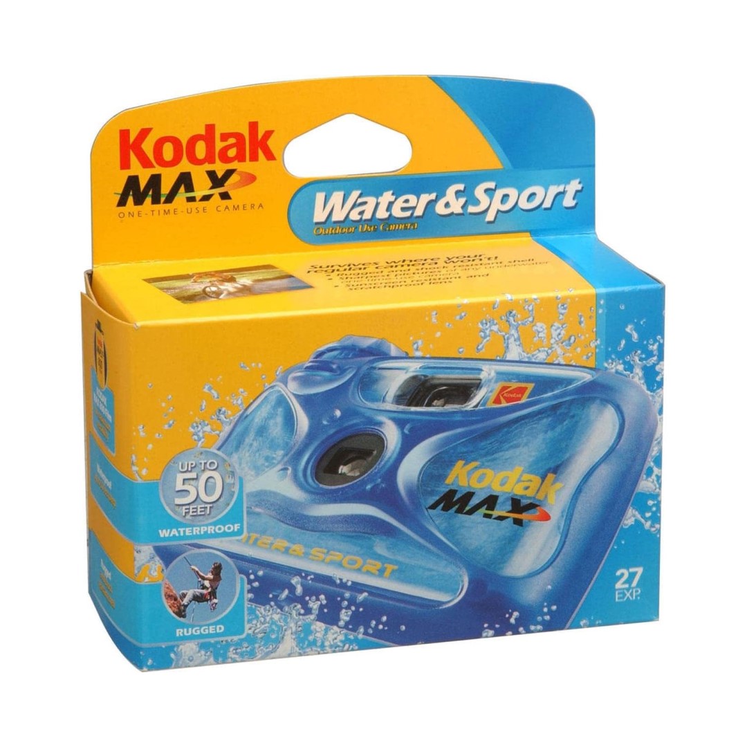Kodak Sport Disposible Camera, 27 Exposure, Waterproof up to 50-Feet