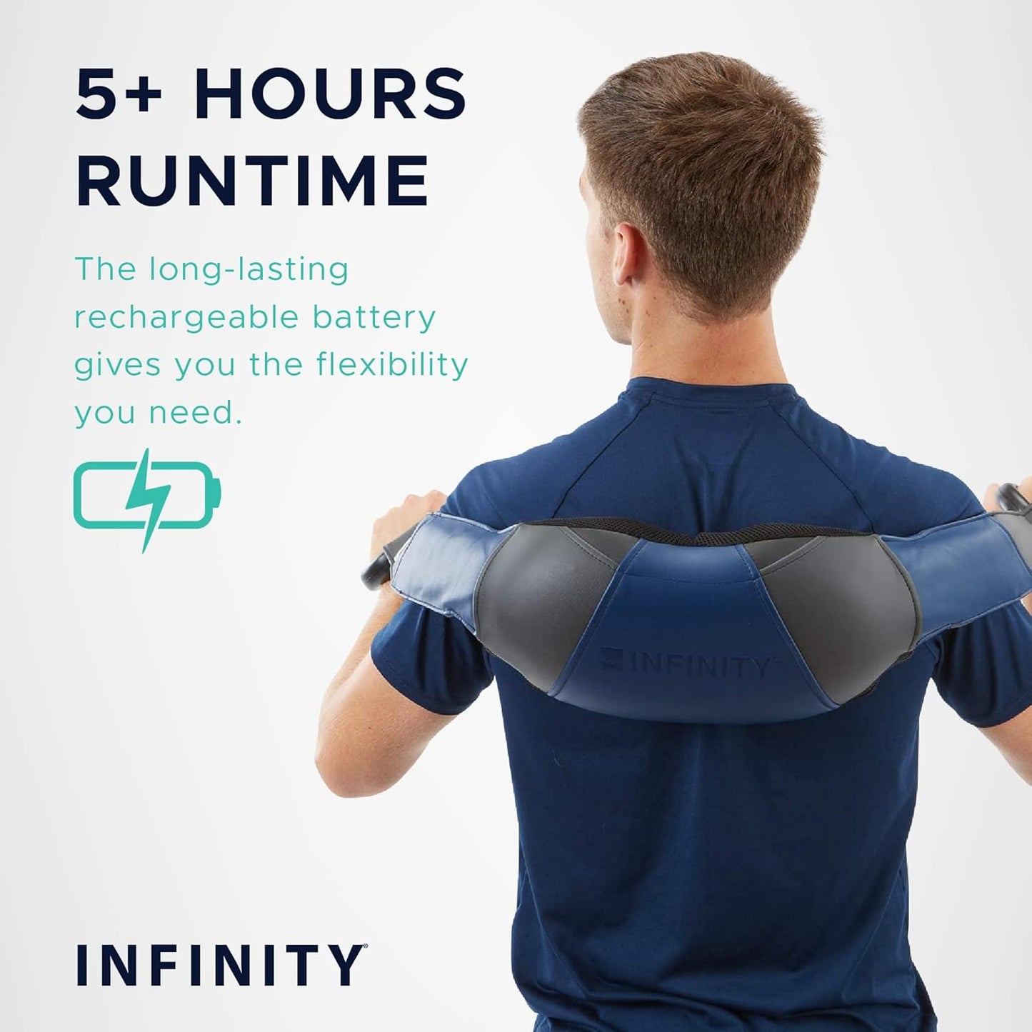 Infinity Cordless Rechargeable Shiatsu Neck & Body Massager