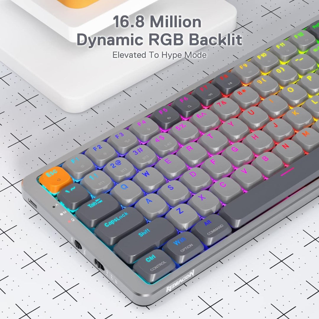K652 Mechanical Keyboard RGB 2.4GHz / Bluetooth / Wired