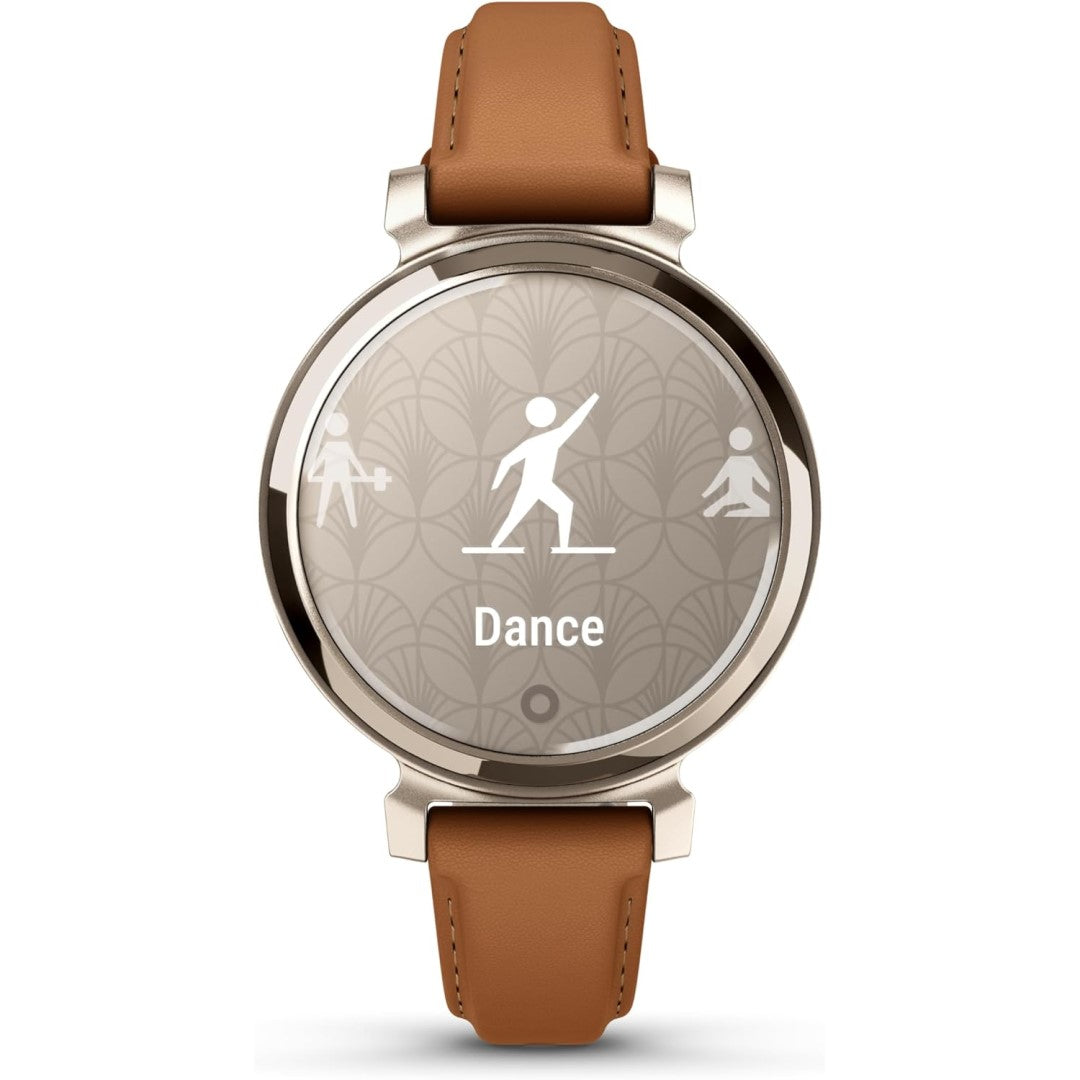 Lily 2 Classic - Cream Gold with Tan Leather Band