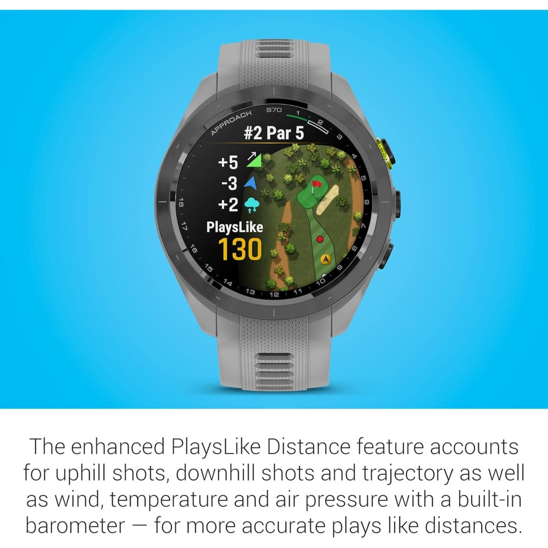 Approach S70 42mm - Black Ceramic Bezel with Powder Gray Silicone Band