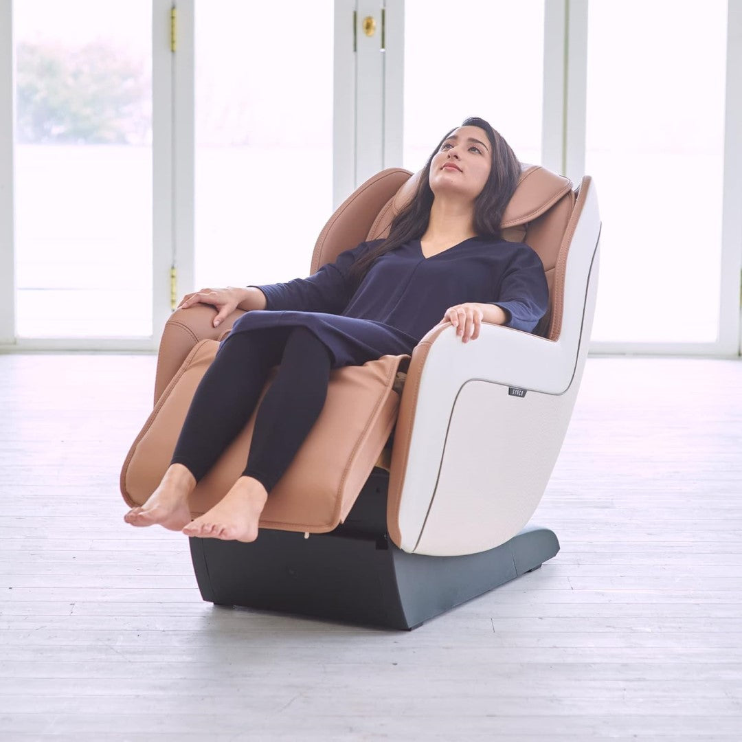 Zero Gravity SL Track Heated Massage Chair - Beige