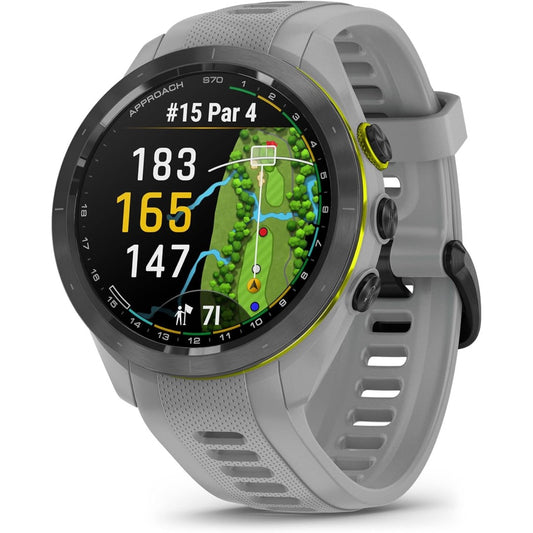 Approach S70 42mm - Black Ceramic Bezel with Powder Gray Silicone Band