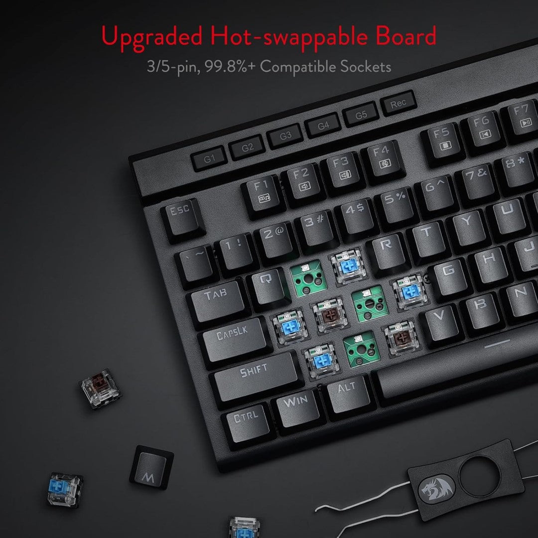 K580 VATA RGB LED Backlit Mechanical Gaming Keyboard