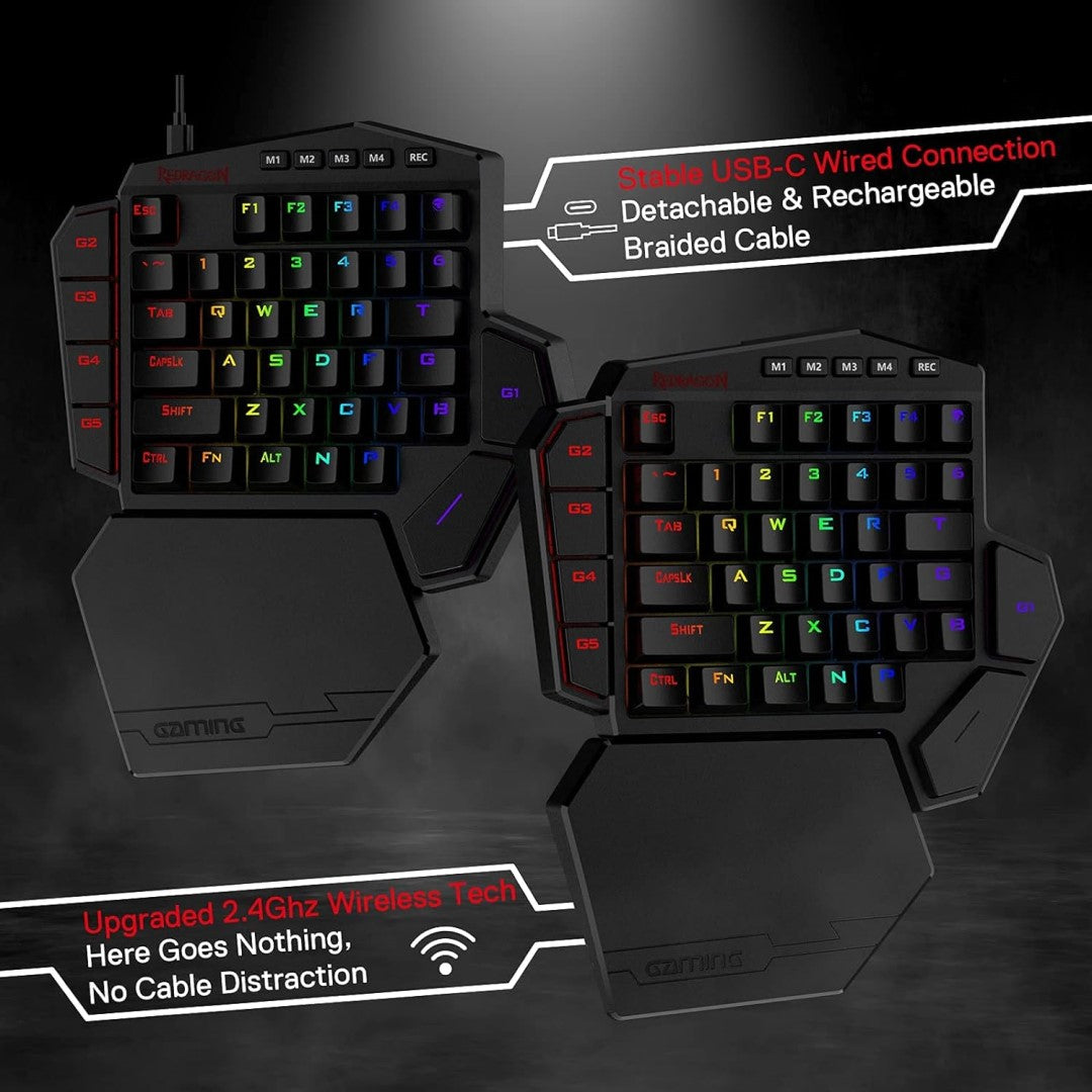 K585 DITI Wireless One-Handed Mechanical Keyboard Blue Switch