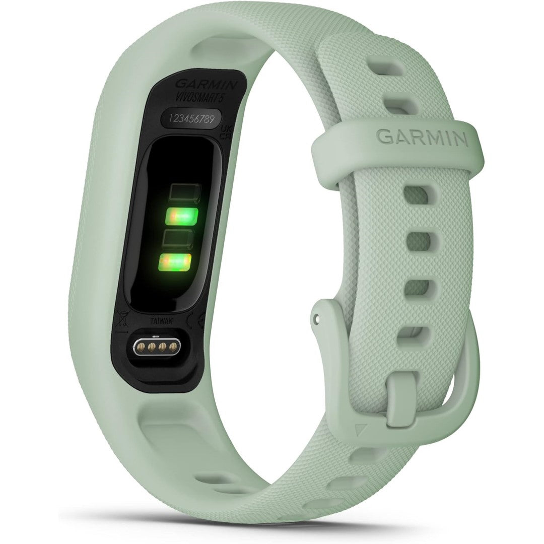 vivosmart 5 - Cool Mint Silicone Band with Black Case