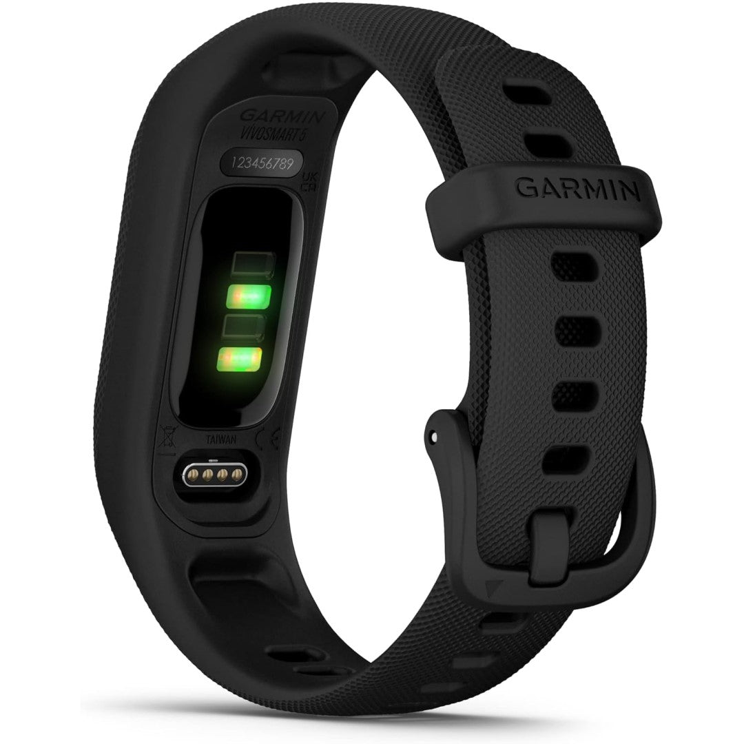 vivosmart 5 - Large Black Silicone Band with Black Case