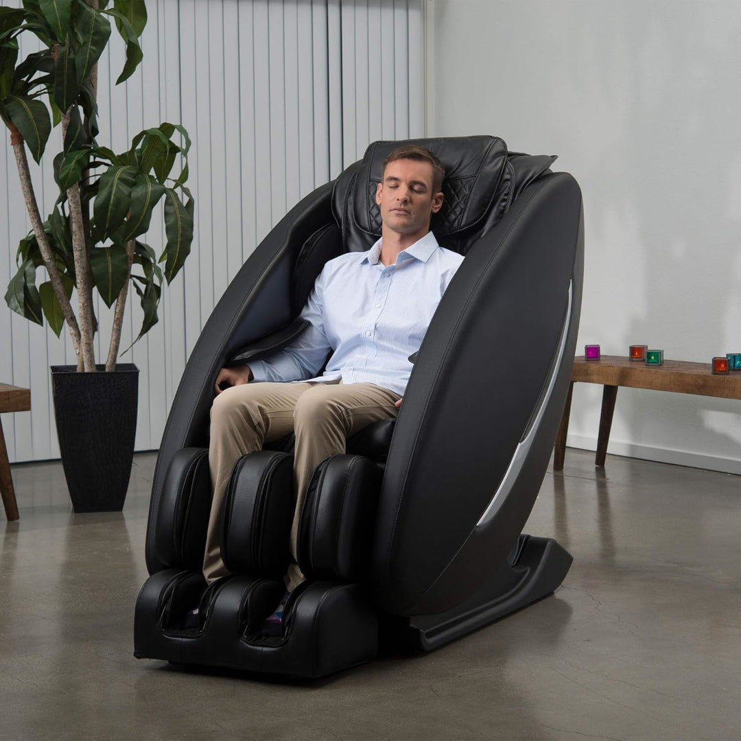 IBW Ji Zero Wall Heated L Track Massage Chair - Black - Open Box