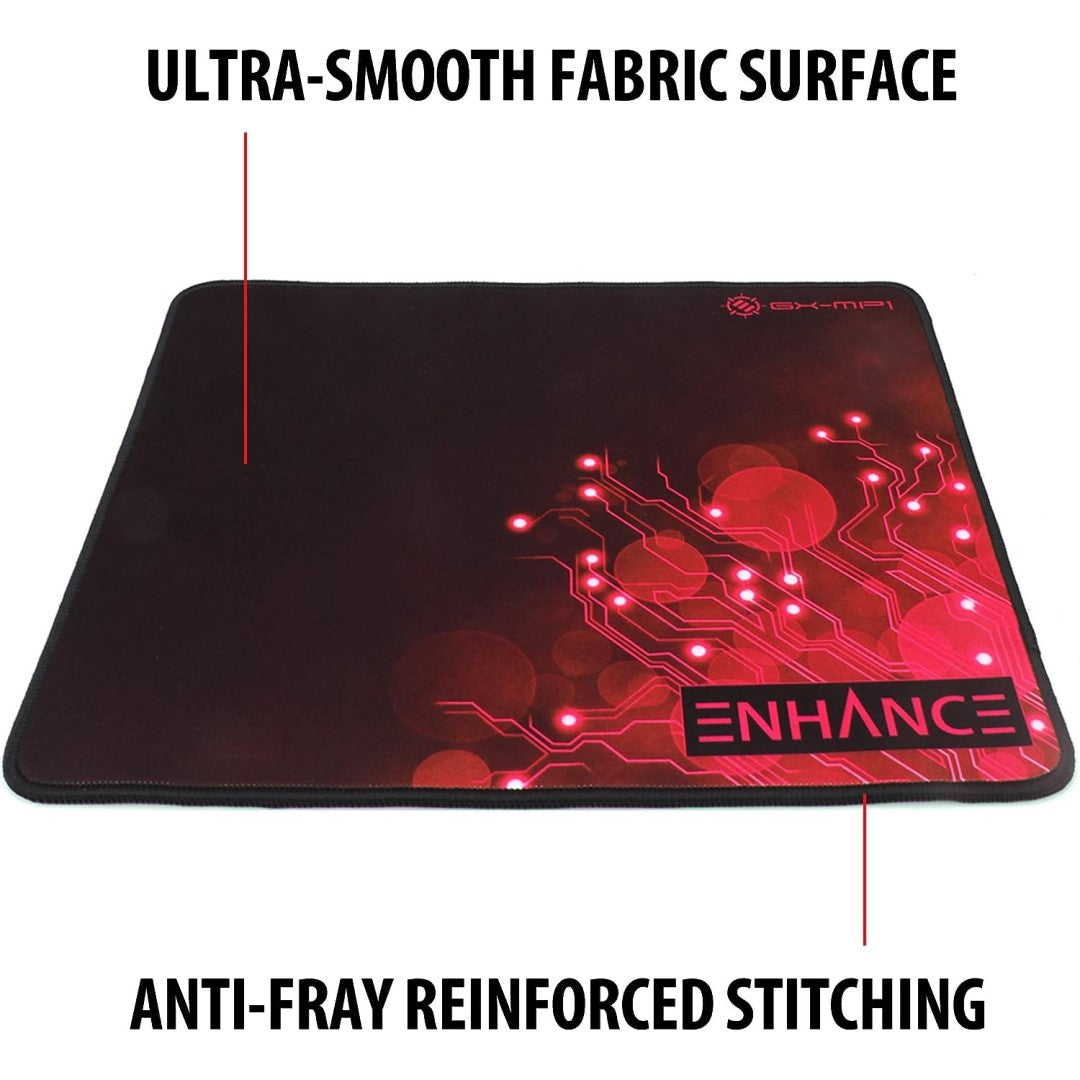 Voltaic XL Fabric Mouse Pad - Red