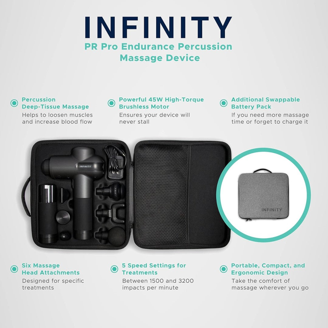 Infinity PR Pro Endurance Percussion Massage Device