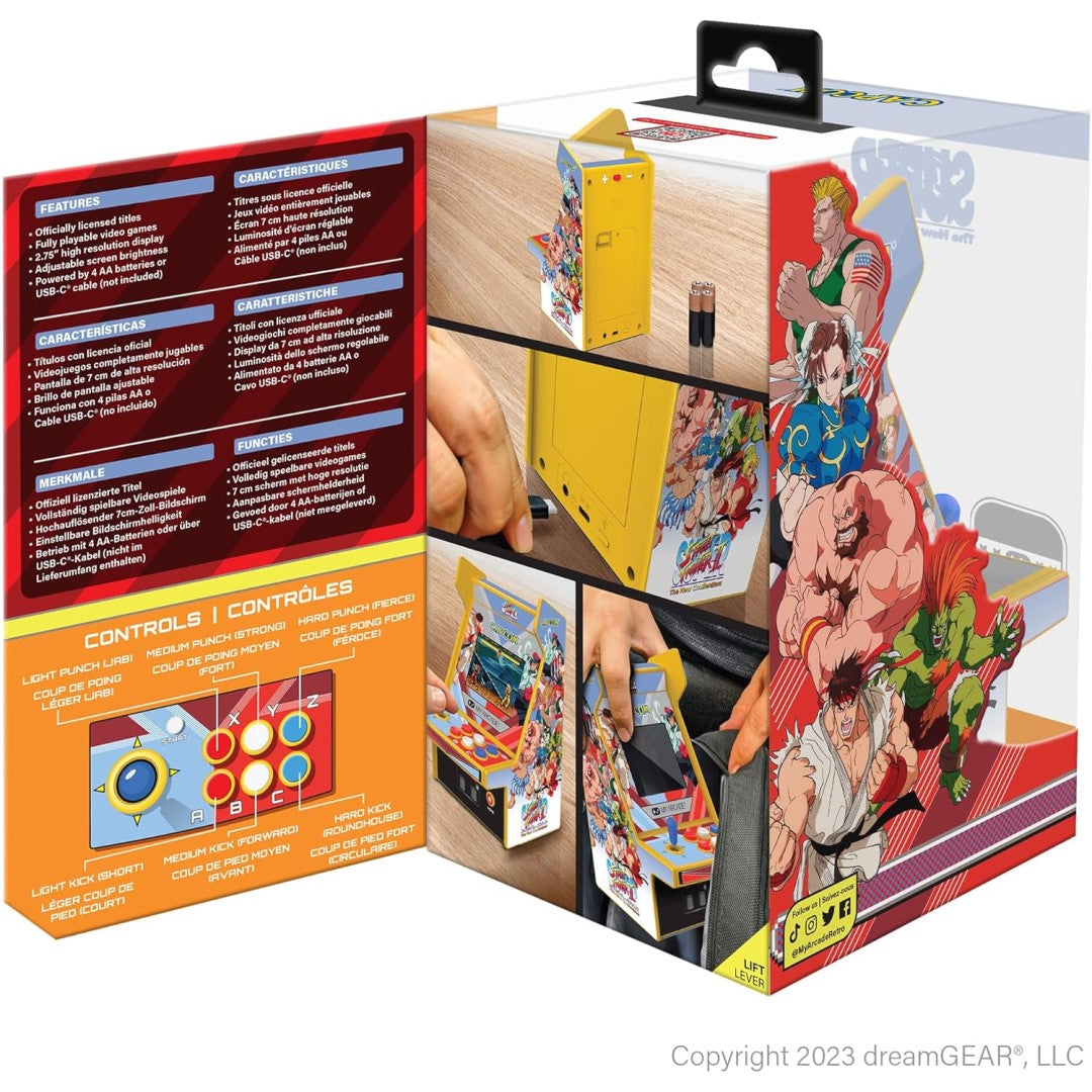 Super Street Fighter II Micro Player Pro 6.7" (2 Games In 1)