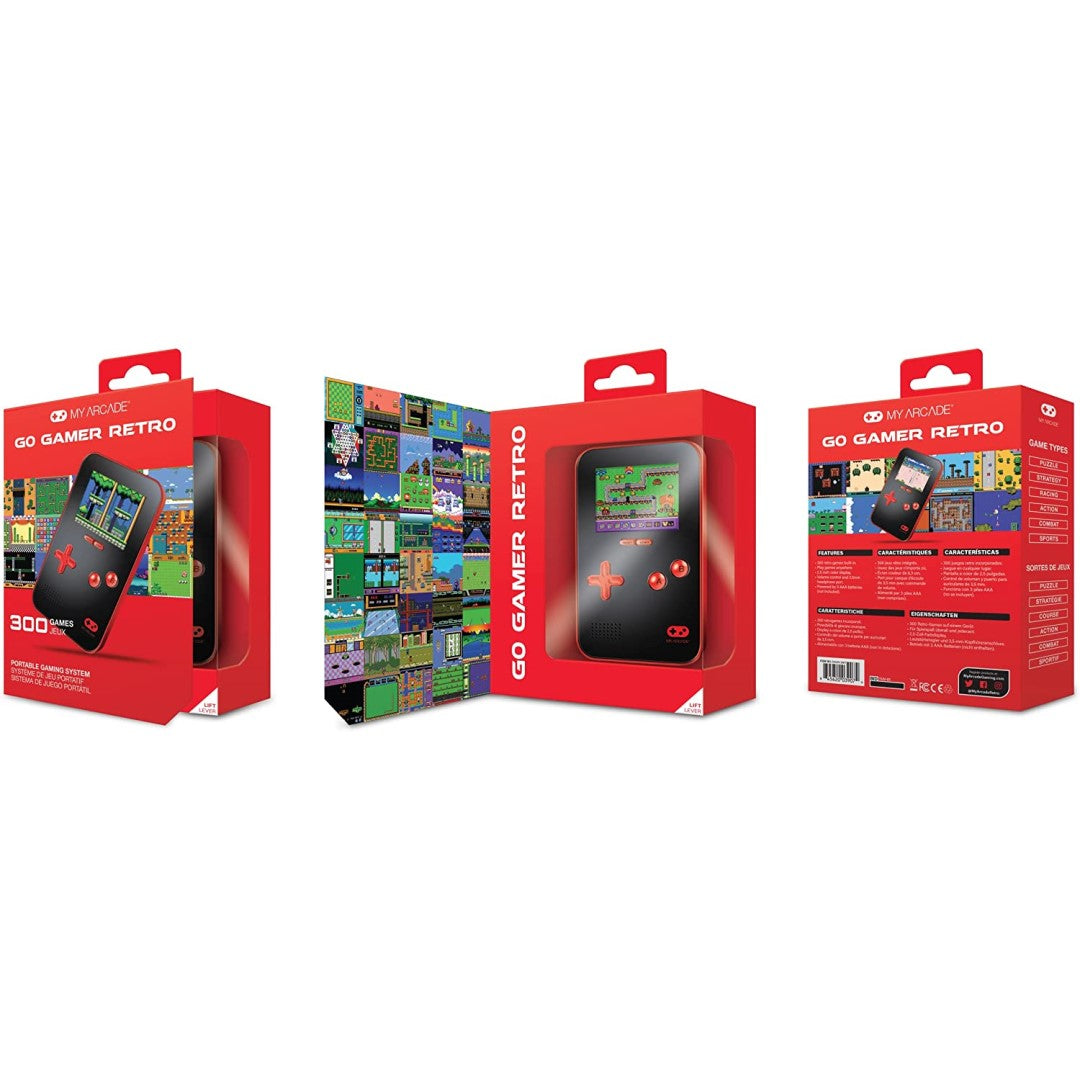 Go Gamer Portable - 300 games in 1 - Red