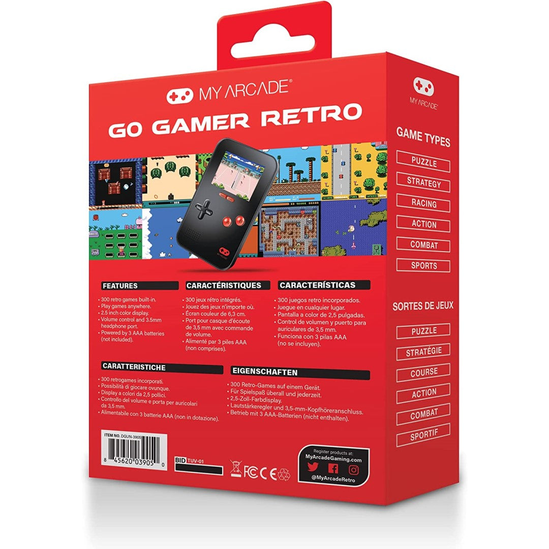 Go Gamer Portable - 300 games in 1 - Black