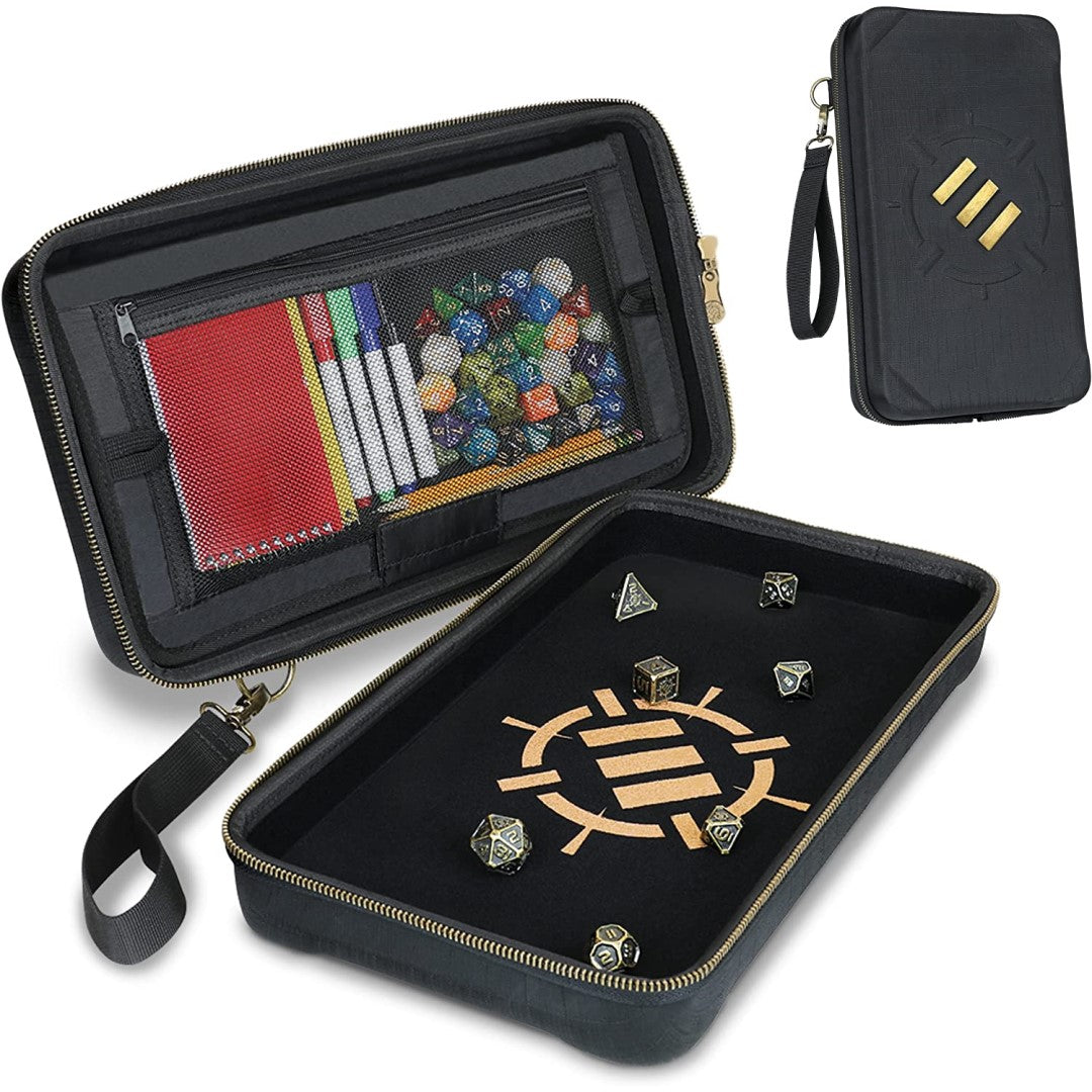 Accessory Power - Enhance - Tabletop RPGs Community Mallette d'organisation des dés et plateau à roulettes XL