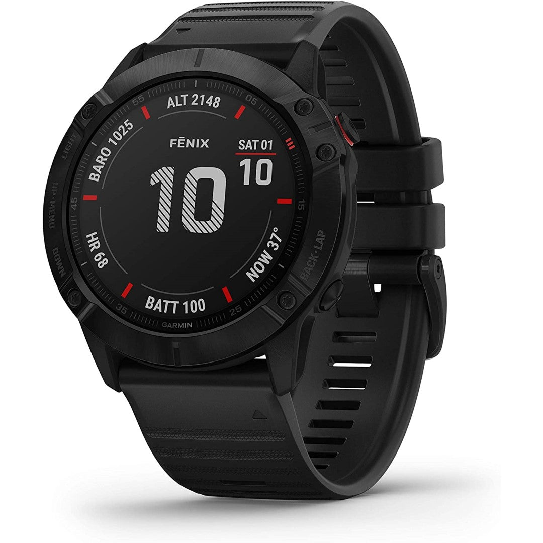 Fenix 6X Sapphire Edition - Carbon Gray DLC
