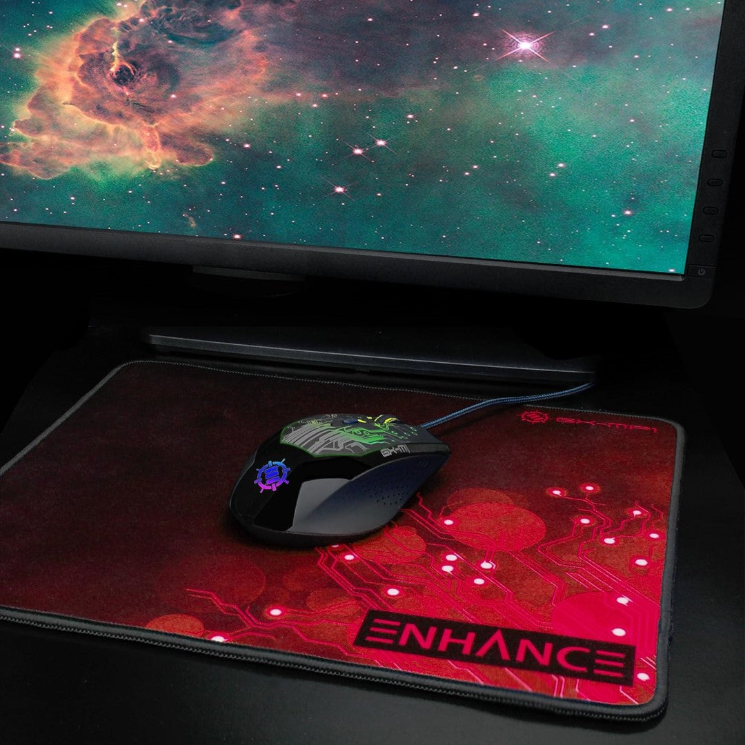 Voltaic XL Fabric Mouse Pad - Red