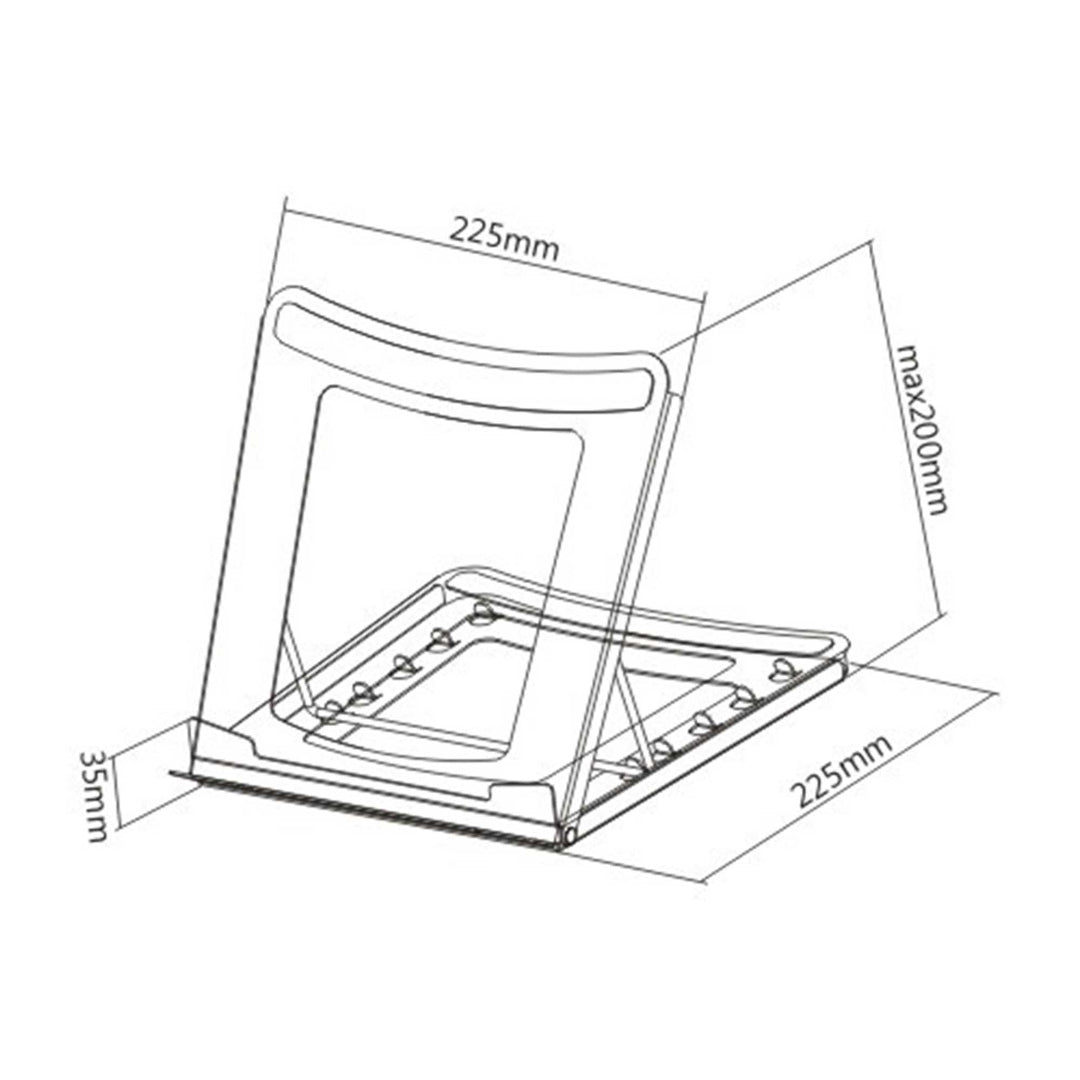IntekView Height Adjustable Laptop/Tablet Stand
