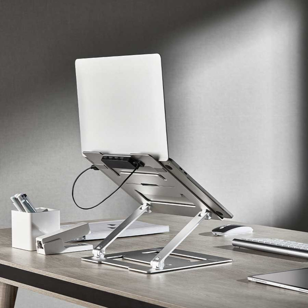 Support pour ordinateur portable en acier