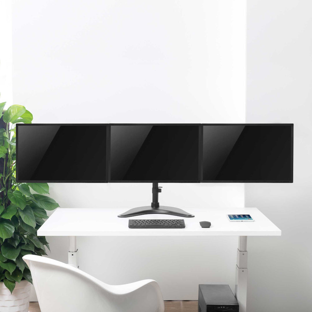 IntekView Freestanding Triple Monitor Stand