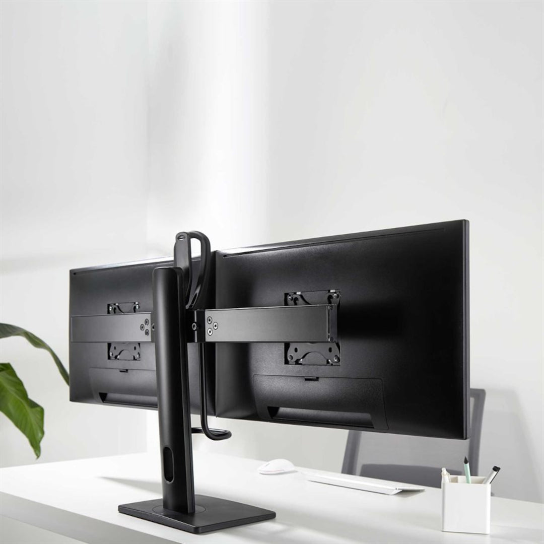 IntekView Freestanding Double Monitor Stand