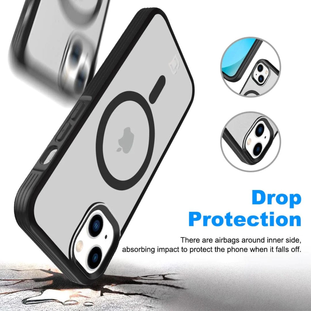 Fremont Grip Frost Clear Back - iPhone 14 - Black