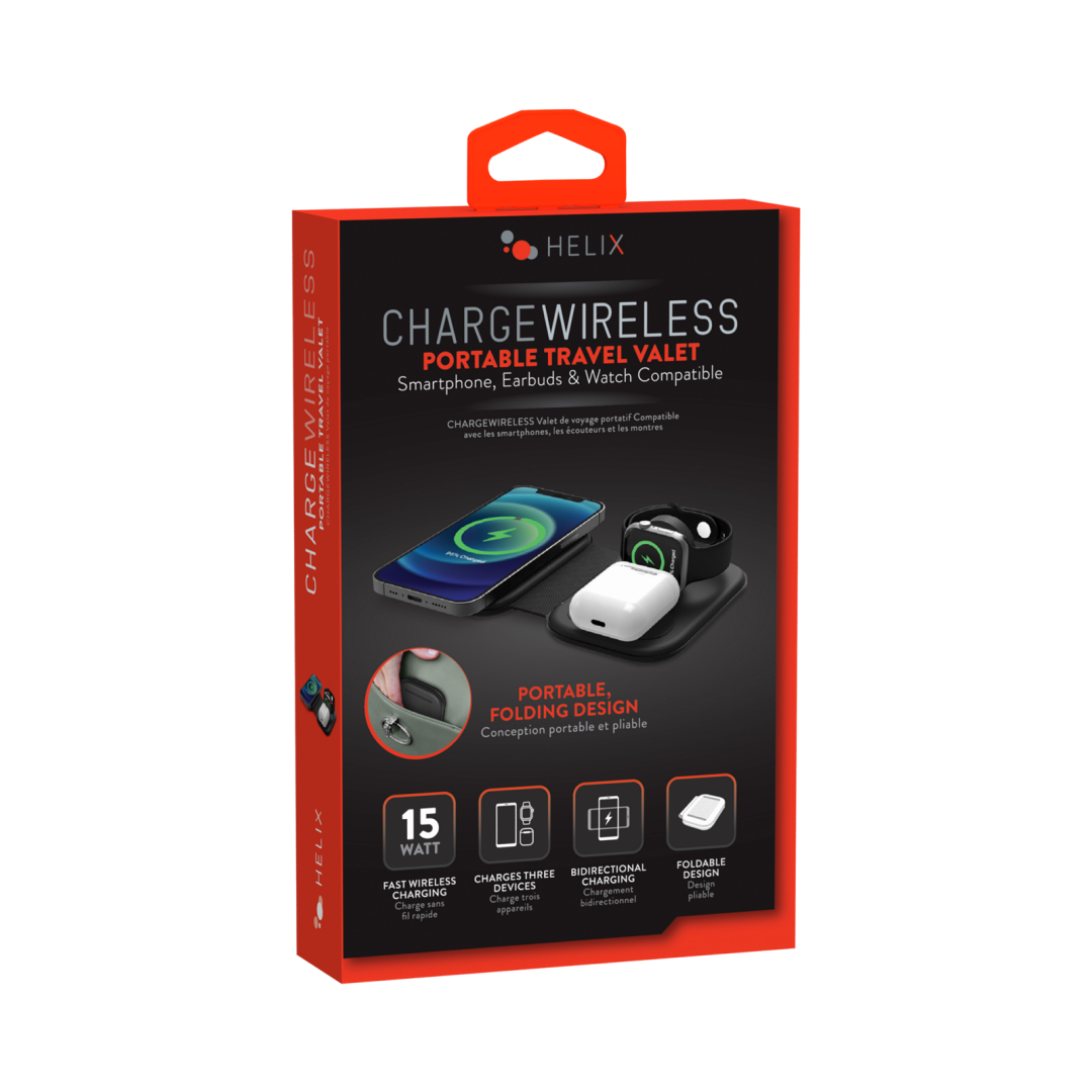 Emerge - Helix - Valet de recharge sans fil 3 en 1