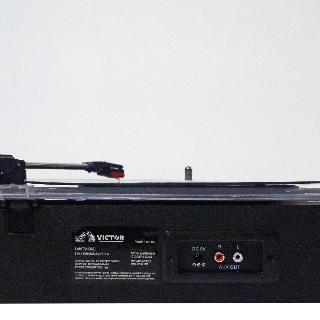 Lakeshore 5-in-1 Turntable System Black