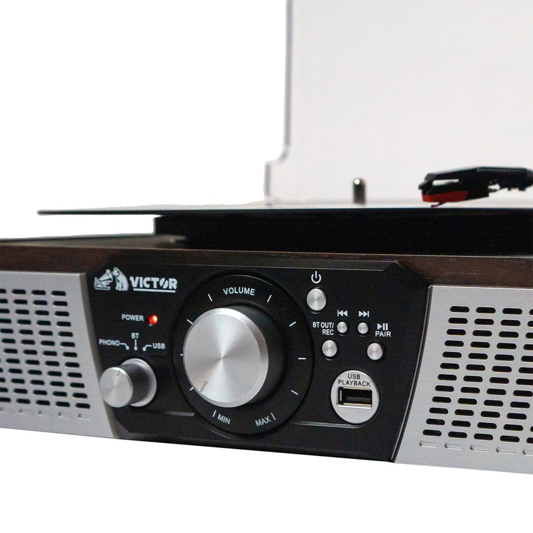 Lakeshore 5-in-1 Turntable System Espresso